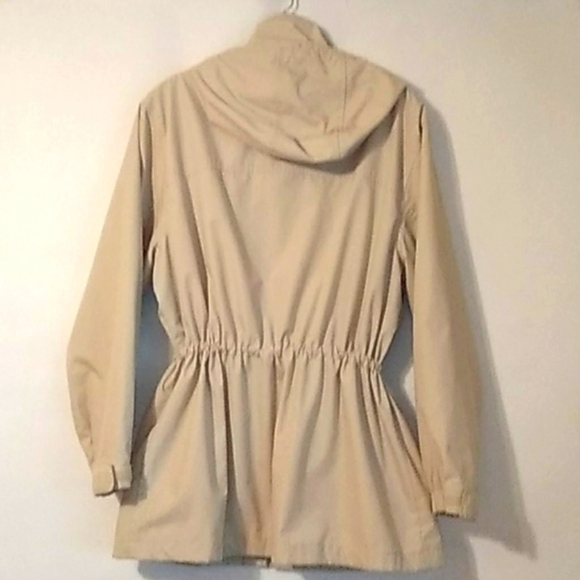 PACIFIC TRAIL Jacket Parka Y2k Tan Detach Snap Hood Tan Vintage Looks New - Picture 5 of 7